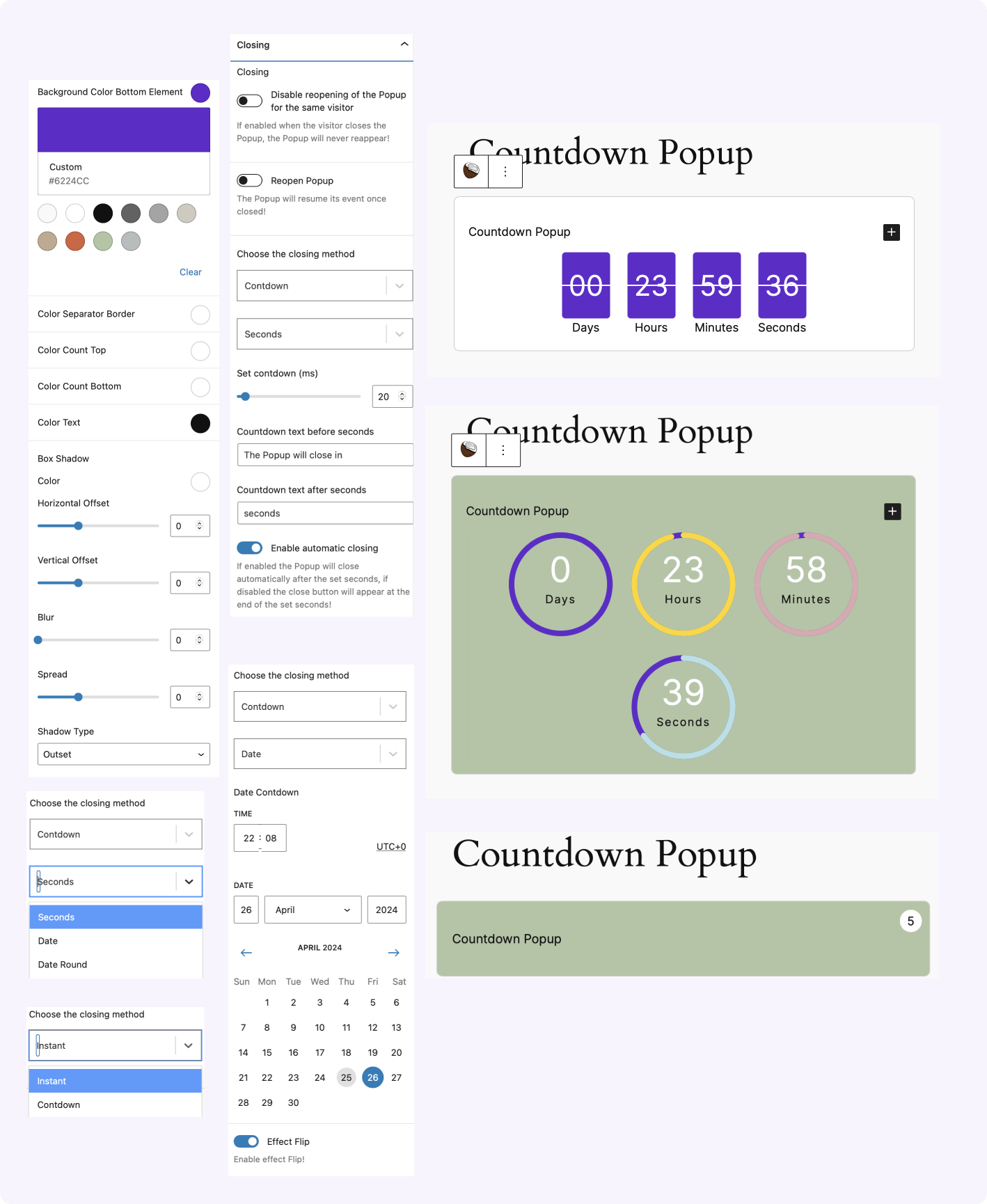 CocoPopup Countdown