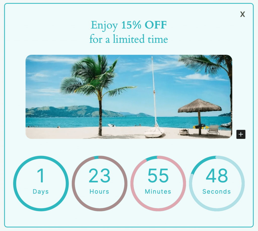 CocoPopup plugin popup wordpress countdown extension round style