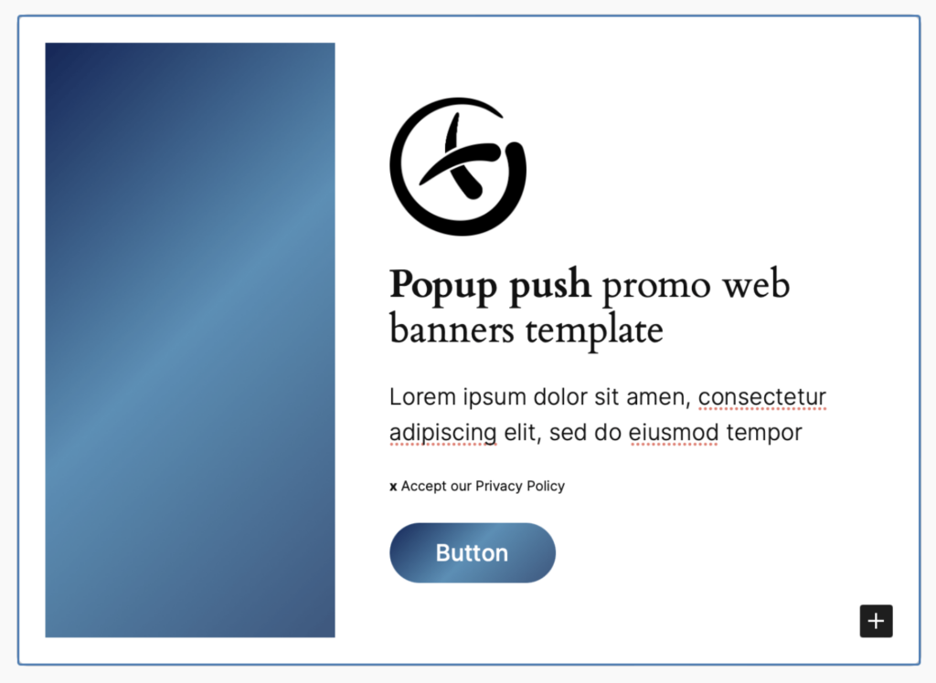 advanced closed popup