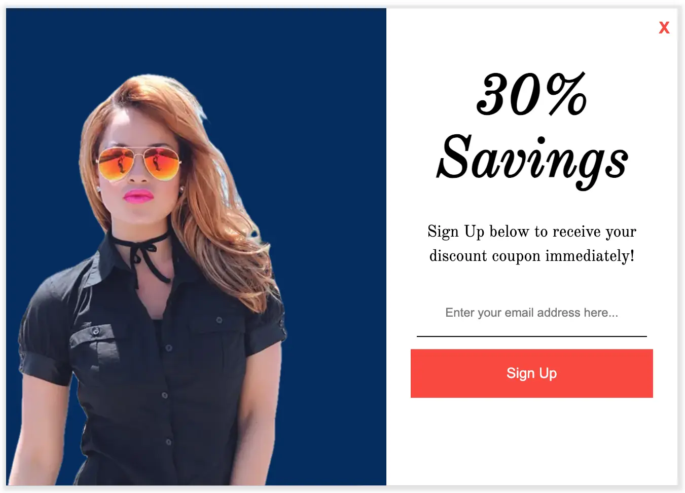 Shopping Popup optin
