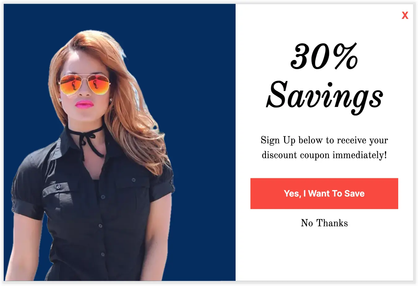 Shopping Popup